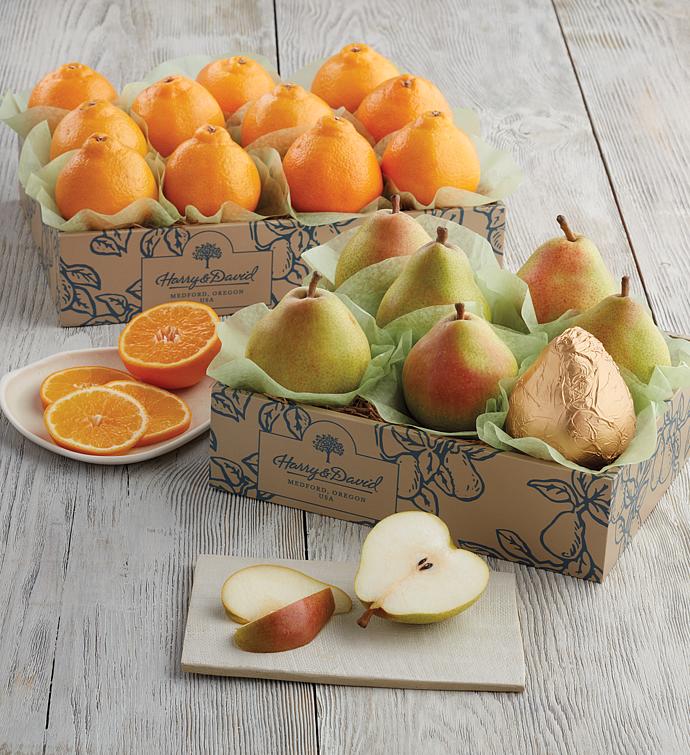 Honey Bells and Royal Verano® Pears