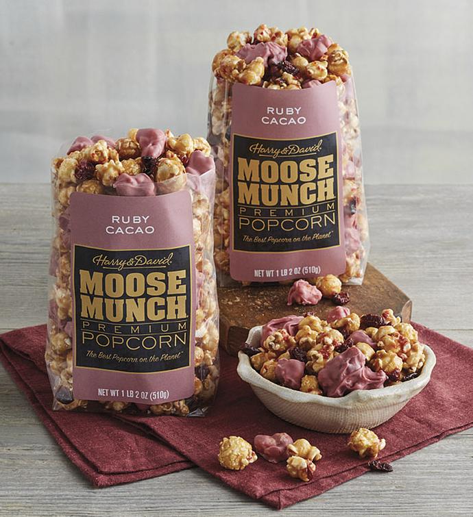 Moose Munch&#174; Ruby Cacao Premium Popcorn
