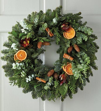 Cinnamon and Citrus Autumn Wreath