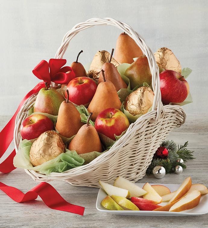 Heritage Pear and Apple Gift Basket