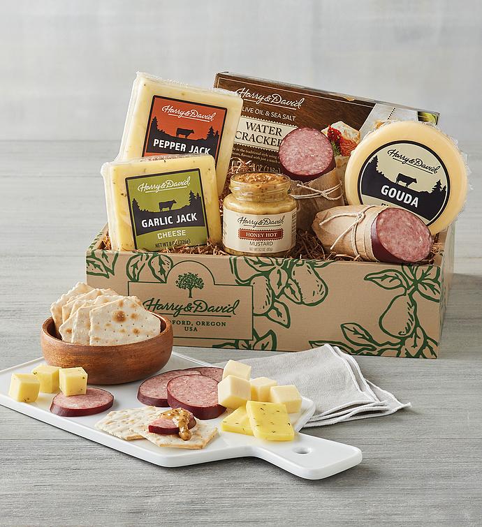 Deluxe Meat and Cheese Gift Box Harry & David