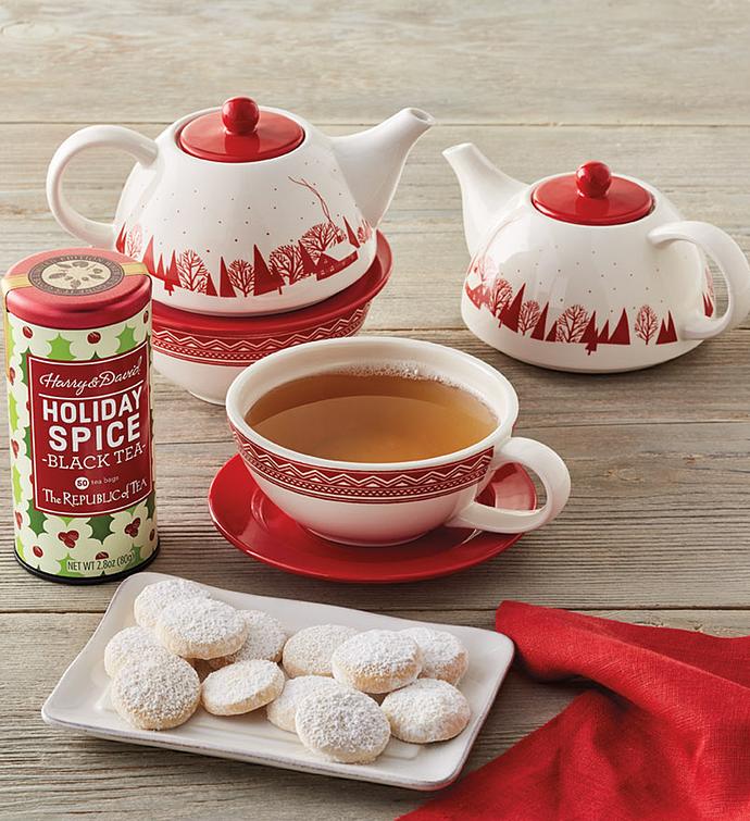 Holiday Tea and Cookies Gift