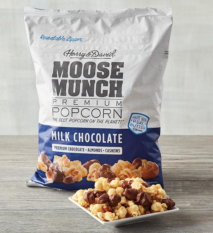 Moose Munch&#174; Premium Popcorn Milk Chocolate Mix Party Size