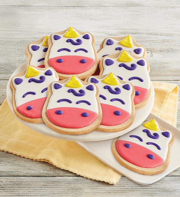 Cookies with Unicorn Design   8 Pack