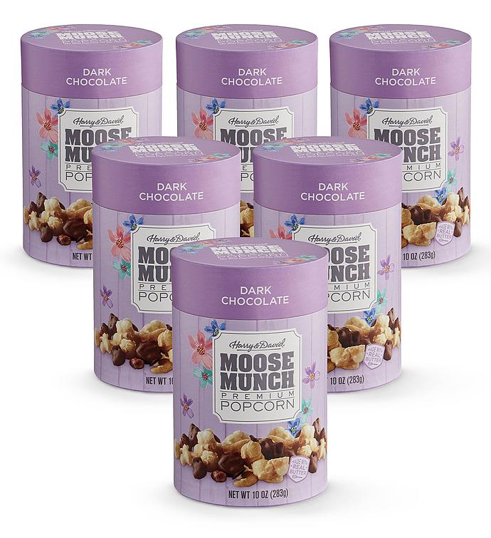 Moose Munch&#174; Spring Dark Chocolate Premium Popcorn   6 Pack