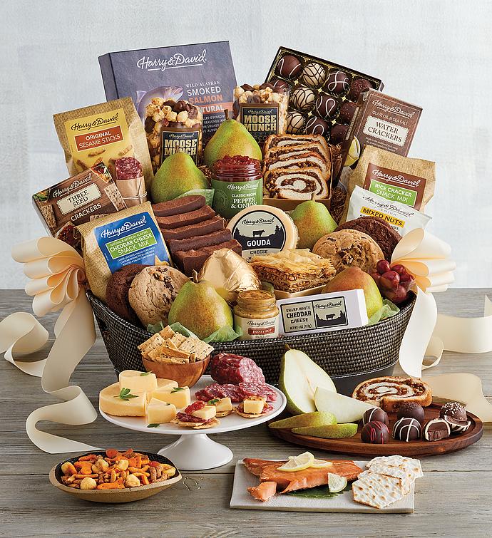 Deluxe Hearthside Gift Basket Harry & David