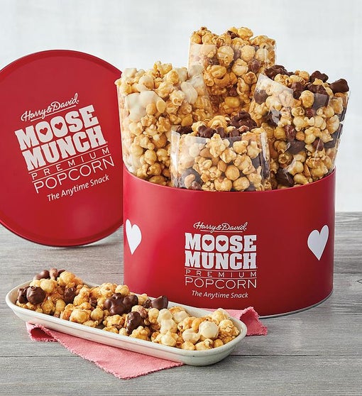 Moose Munch Premium Popcorn Valentine's Day Tin | Harry ...
