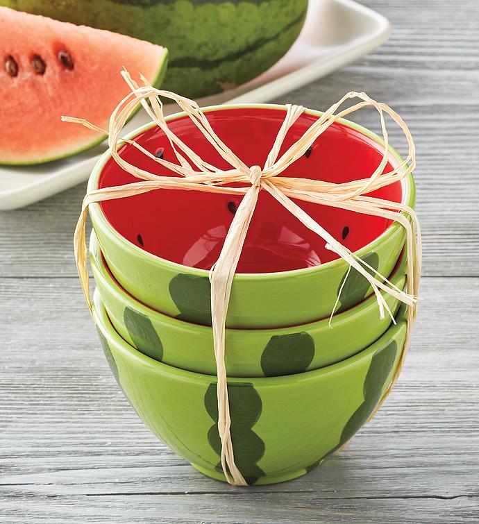 Watermelon Bowls Set of 3
