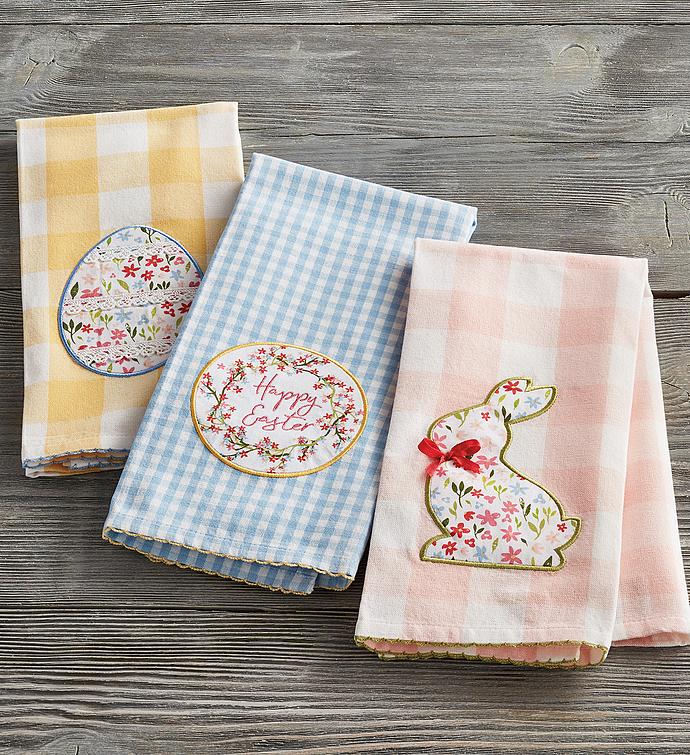 Easter Themed Towels Set of 3