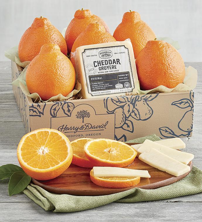 HoneyBells and Wood River Creamery Cheddar Gruyère