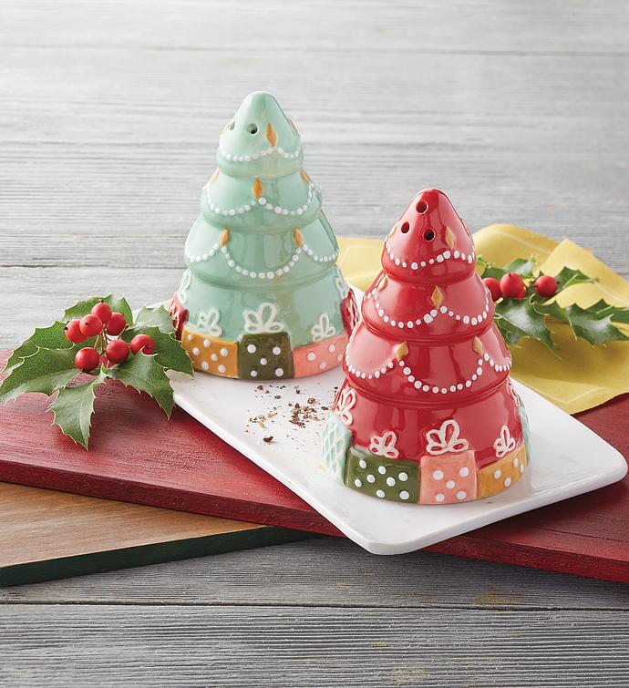 Christmas Tree Salt & Pepper Shakers