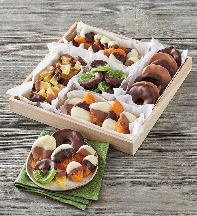 Belgian Chocolate-Dipped Dried Fruit