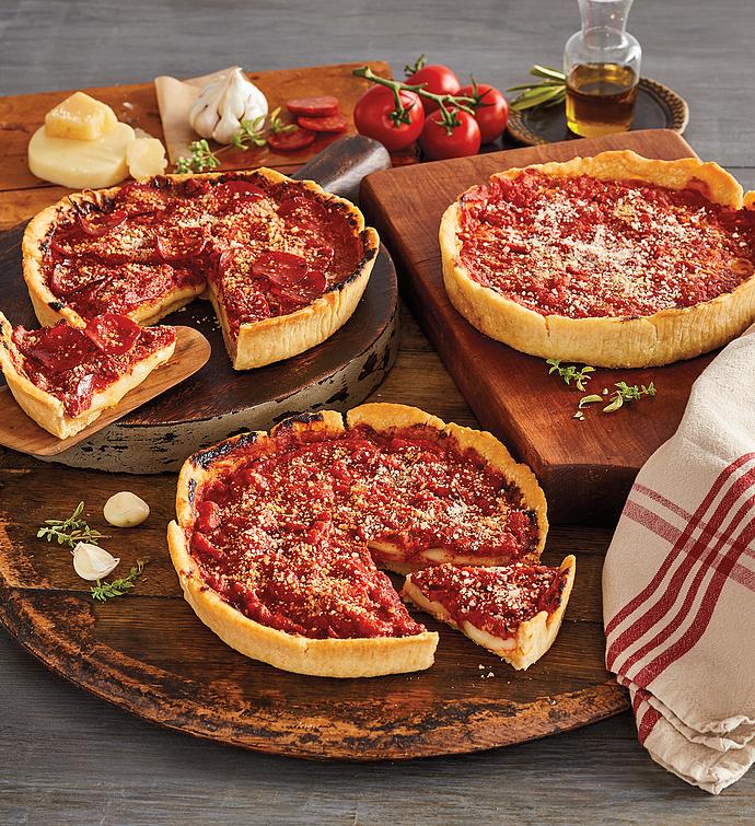 Pizzeria Uno Meat Lover's Deep Dish Pizza 2Pack Harry &amp; David