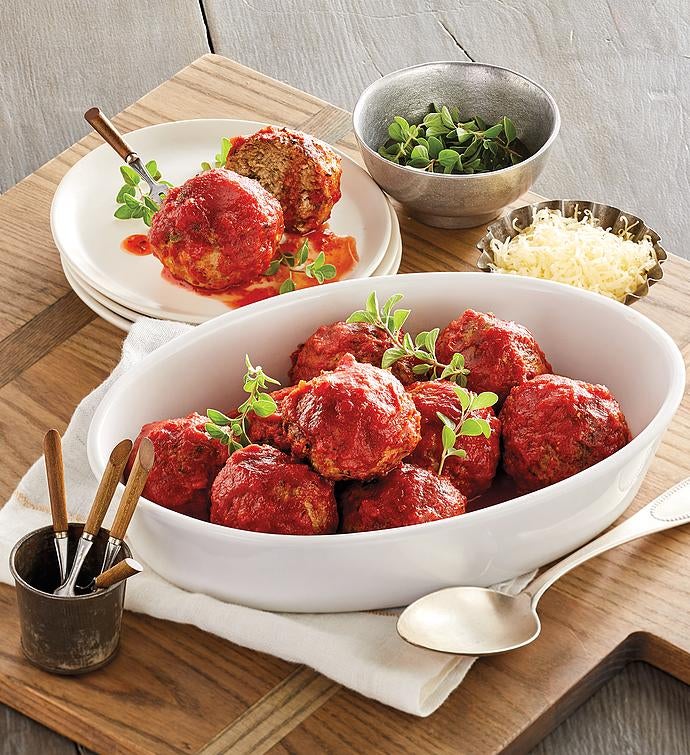 Beef, Veal, and Pork Meatballs in Sauce Harry & David