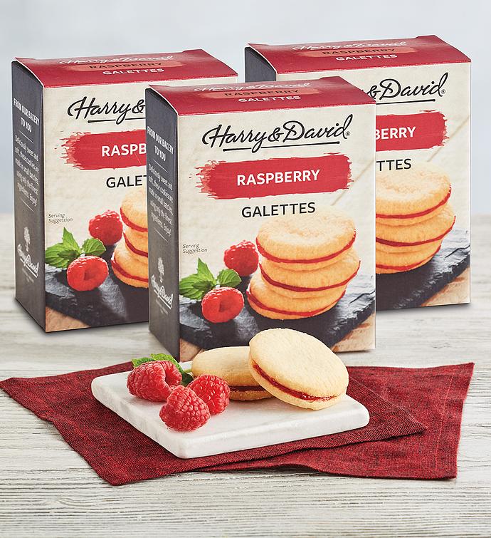 Raspberry Galette Cookies 3 Pack