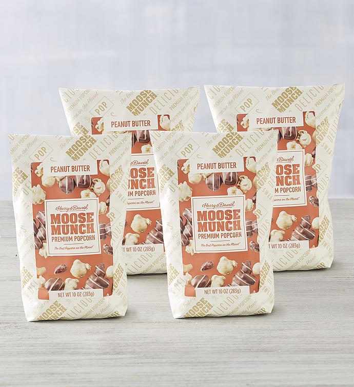 Moose Munch® Premium Popcorn   Peanut Butter 4 Pack
