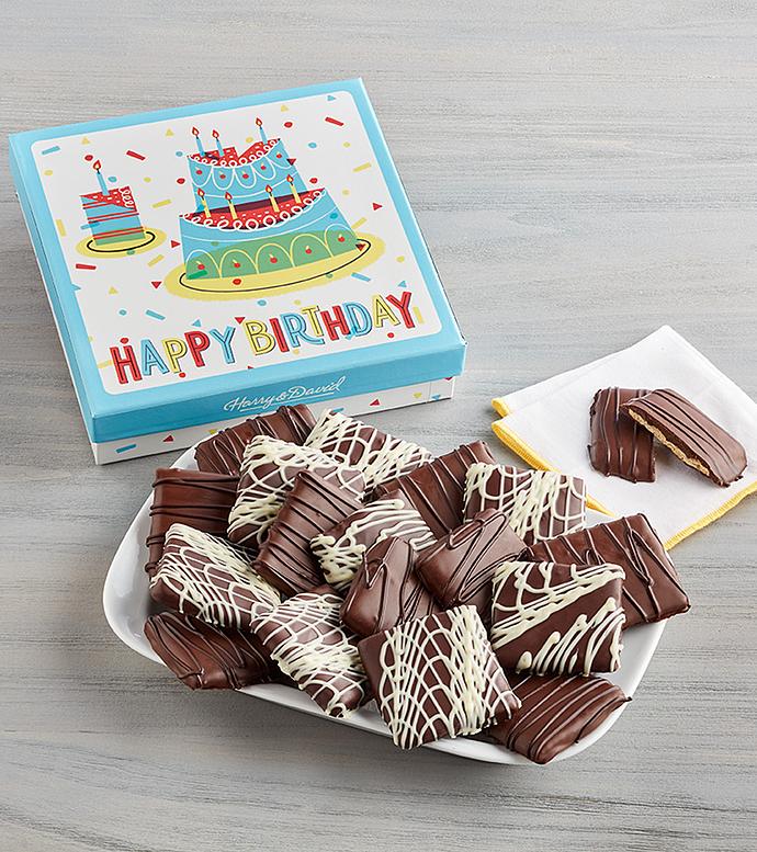 Chocolate Covered Birthday Grahams