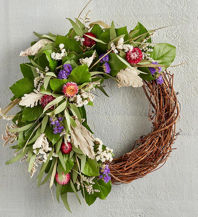 Floral Half Wreath
