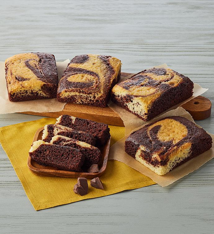 Chocolate Swirl Loaf Cake 4 Pack