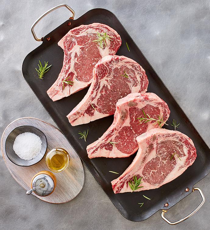 Bone In Ribeye Steaks   18 Ounce