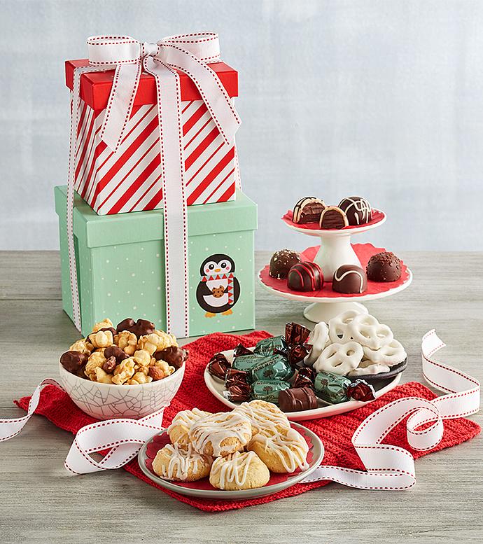 Holiday Sweets Gift Tower