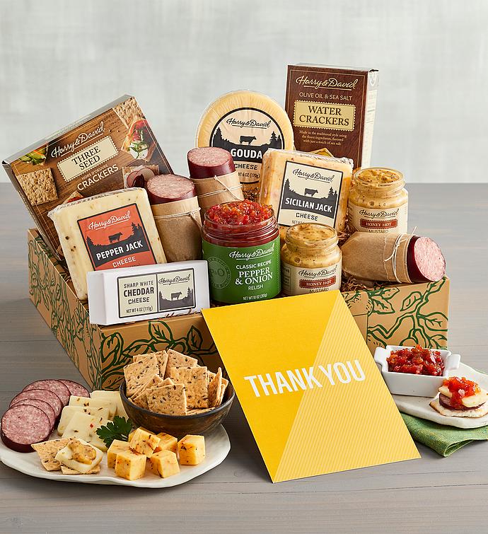 &quot;Thank You&quot; Meat and Cheese Gift Box