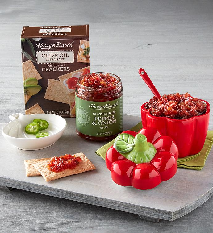 Pepper & Onion Serving Gift Set