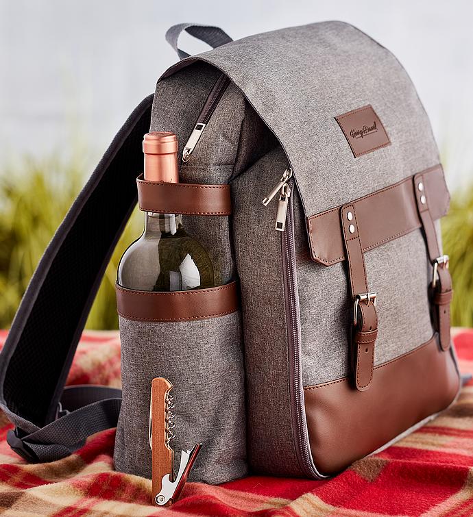 Backpack Picnic with Treats Gift Set with Blanket