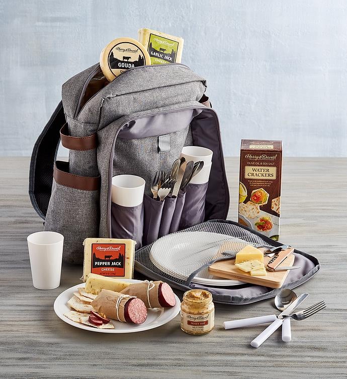 Backpack Picnic with Treats Gift Set