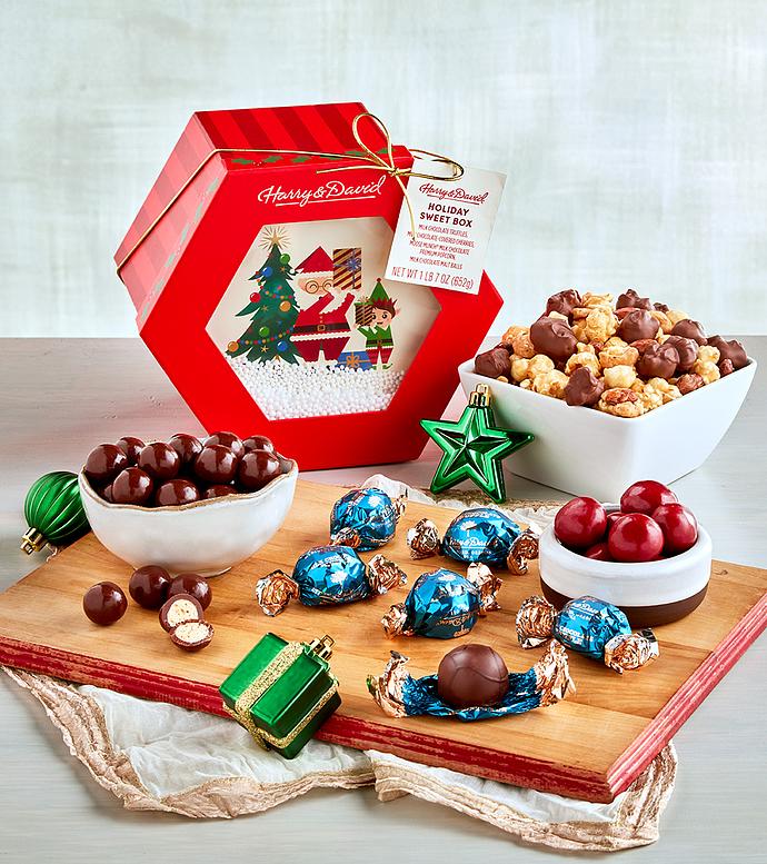 Holiday Sweets Snow Globe Gift Box