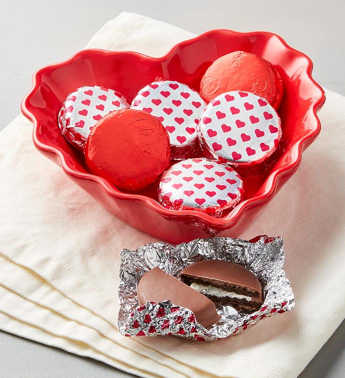 Heart Candy Dish with Sweets