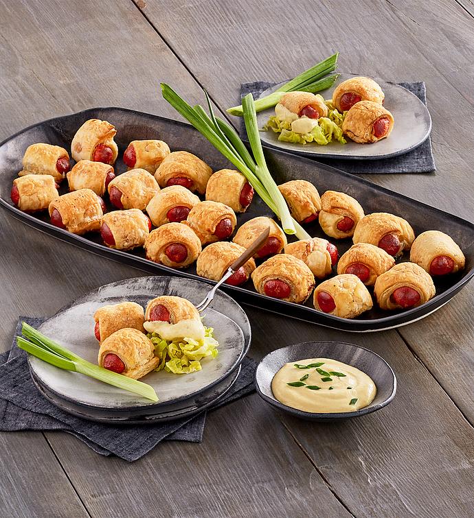 Wagyu Beef Cocktail Franks in Puff Pastry