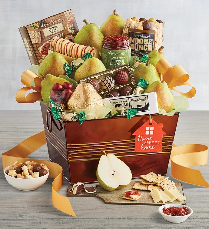 Housewarming Deluxe Favorites Gift Basket Harry & David