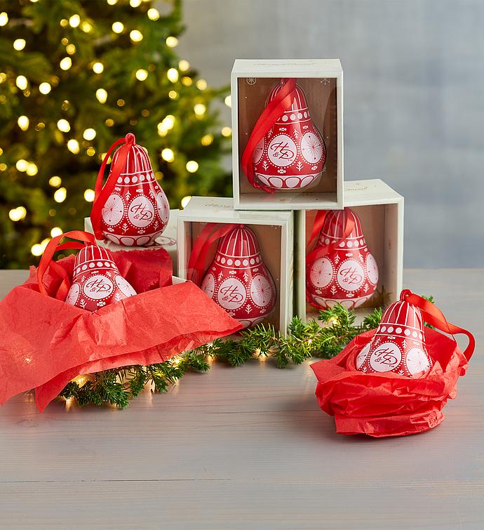 Keepsake Pear Ornaments - Set of 6