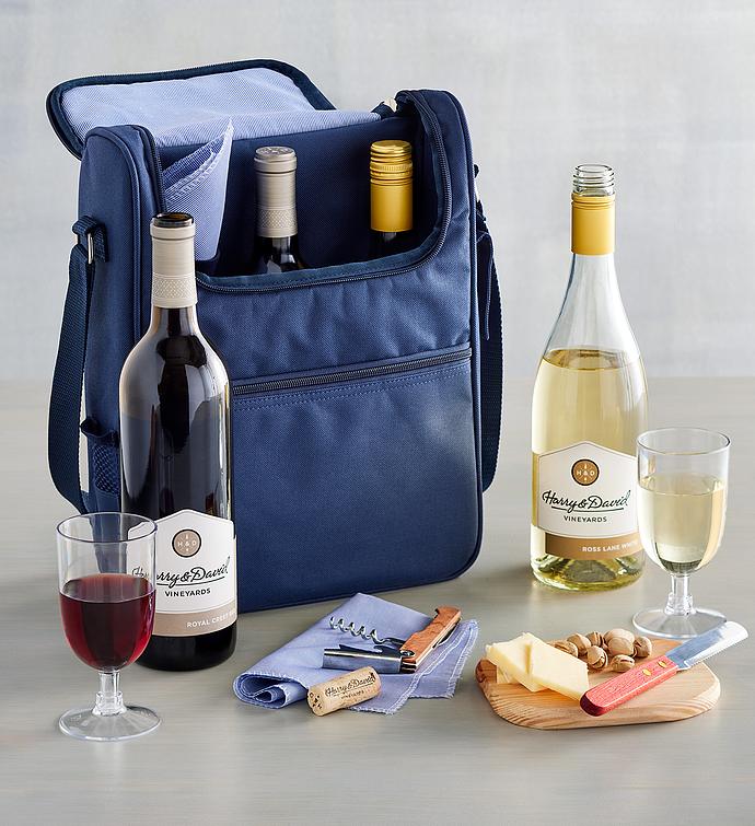 Picnic Cooler Set with 2 Bottles