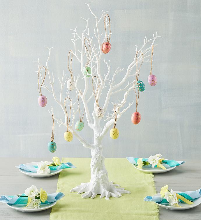 Easter Tree with Egg Ornaments