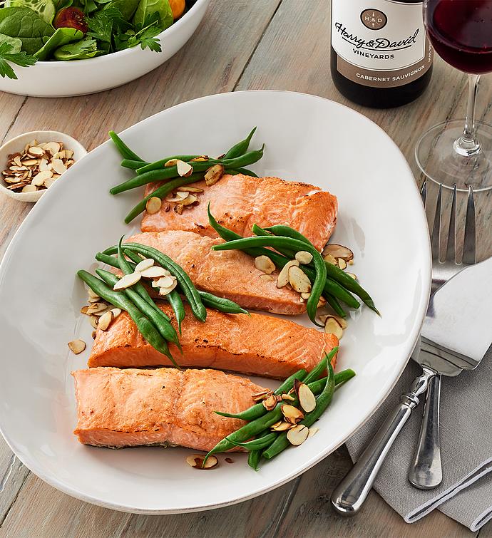 Wild King Salmon with Wine