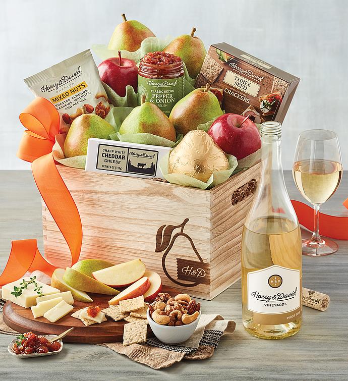 Signature Gift Basket with Wine