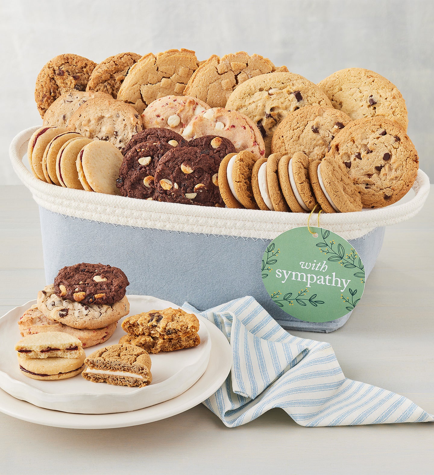 White Chocolate Macadamia Nut Cookies, Cookie Basket