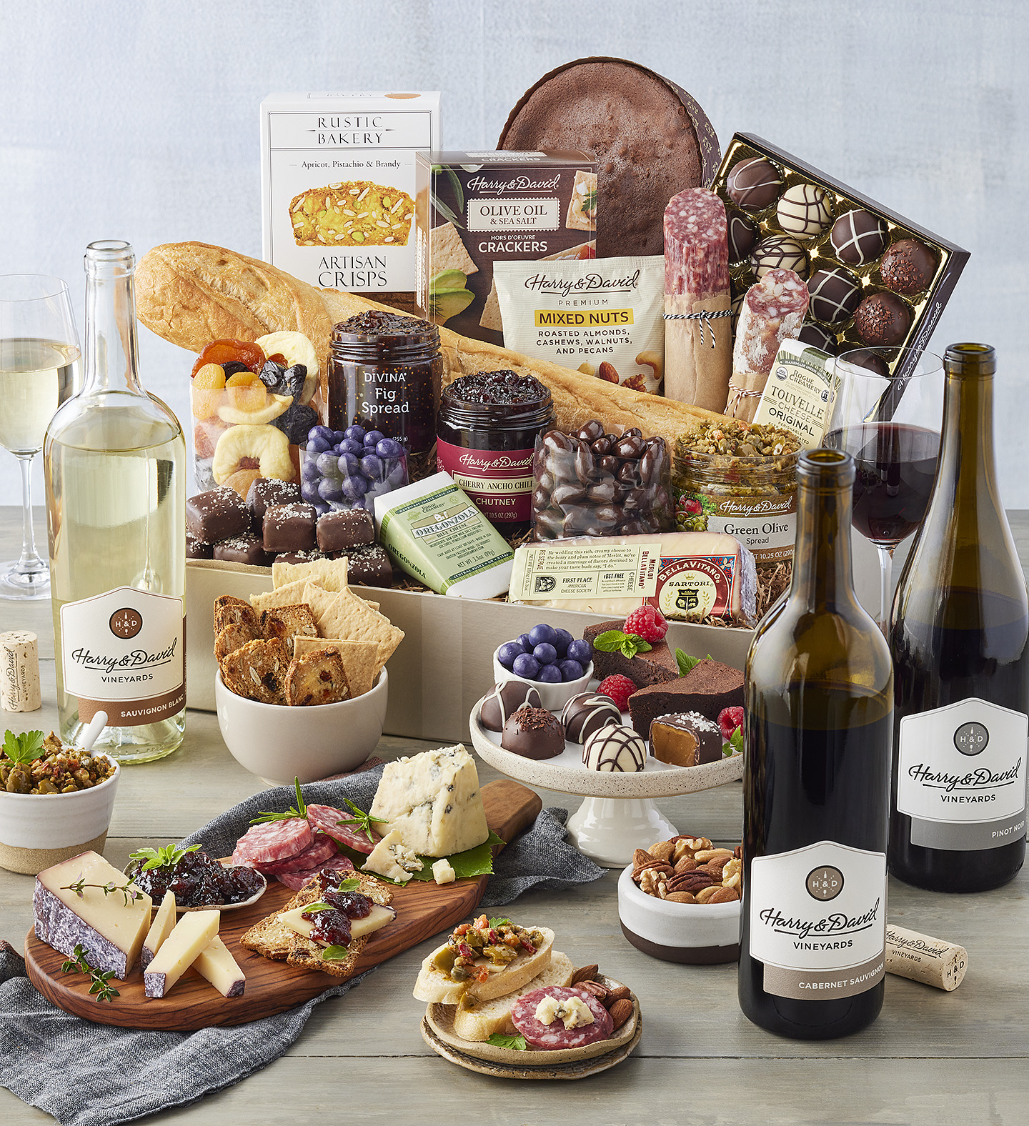 Just Add Cheese Charcuterie Gift Basket, Gourmet Baskets: Georgia Gifts &  More