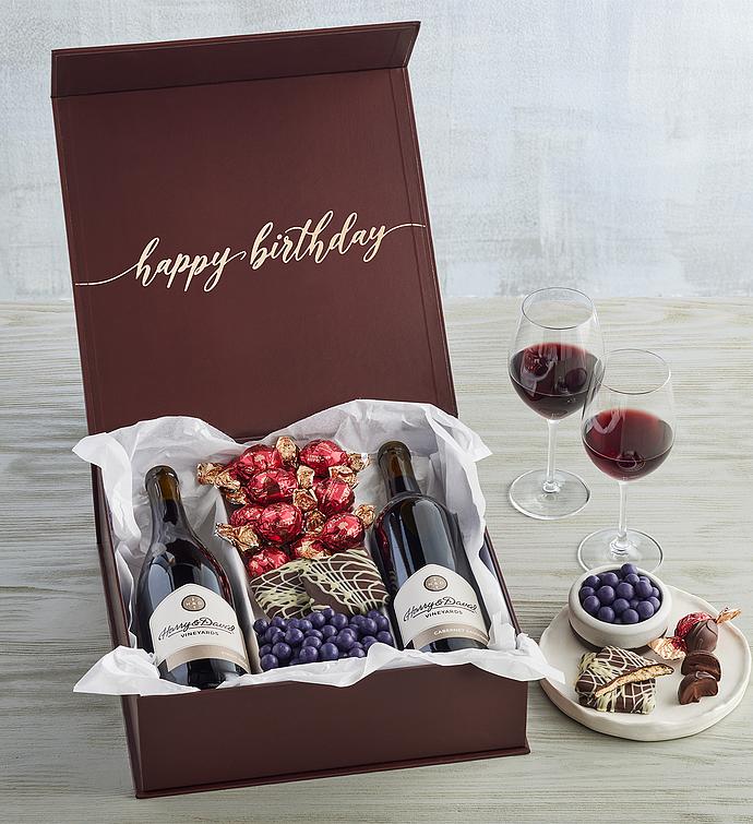Elegant Birthday Wine Gift 