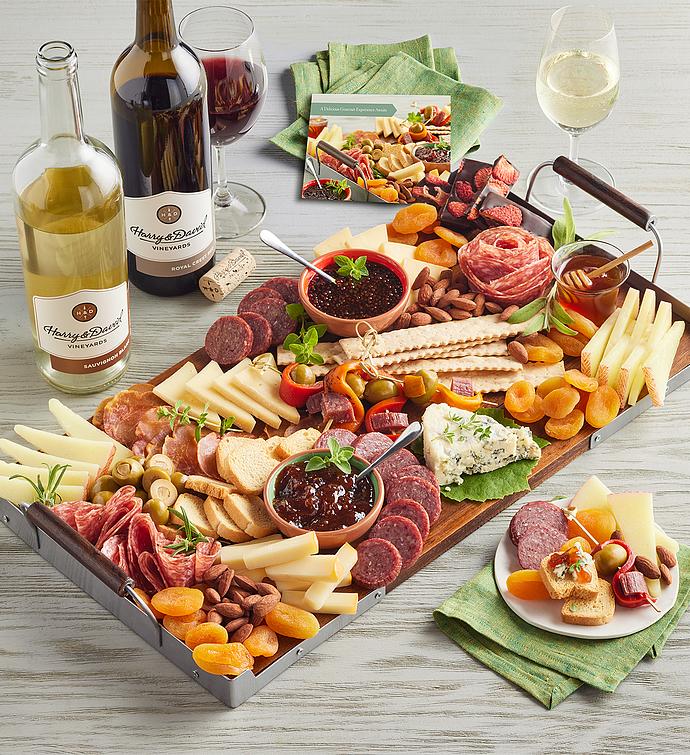 Gourmet Charcuterie and Cheese Board Experience with Wine