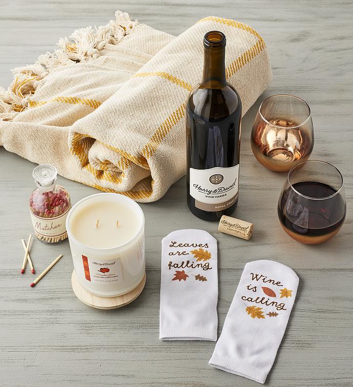 Fall Cozy Wine Gift 