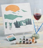 DIY Painting Set with Wine