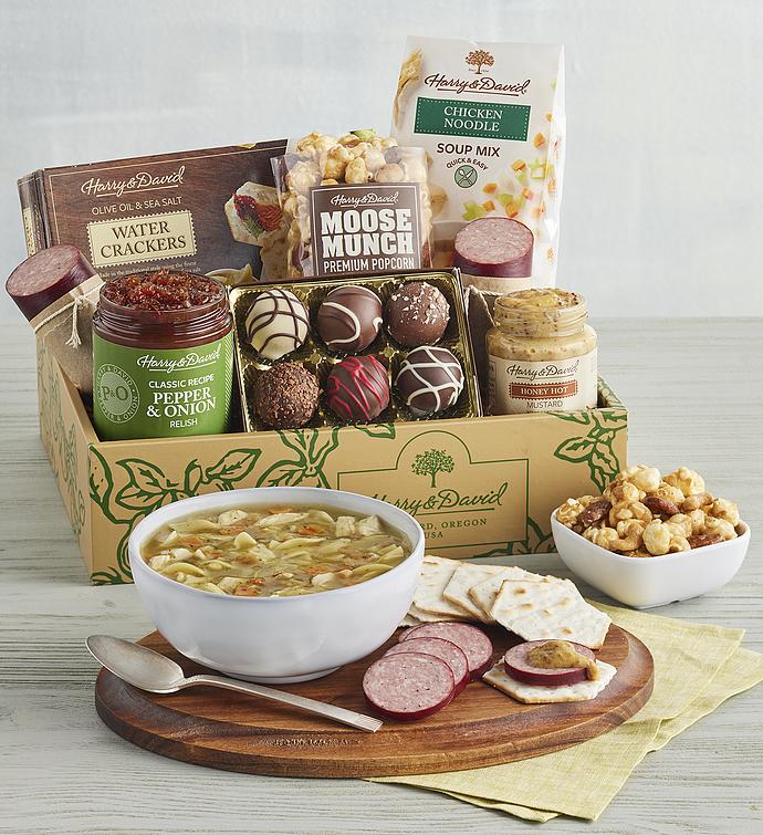 Gourmet Soup and Snacks Gift Box