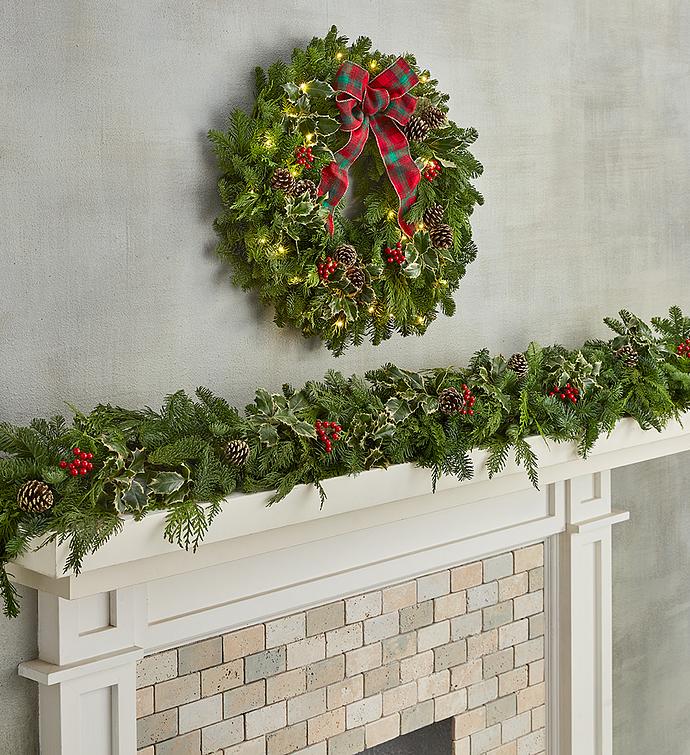 Holiday Evergreen Garland