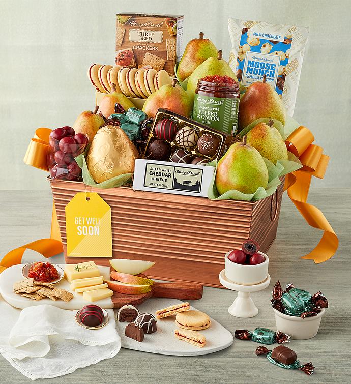 &quot;Get Well&quot; Deluxe Favorites Gift Basket 