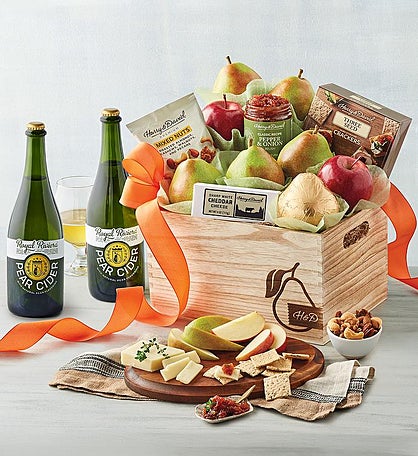 Deluxe Harry & David® Gift Basket with Royal Riviera™ Pear Cider