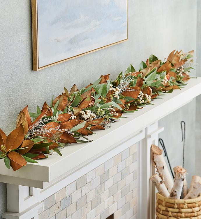 Rustic Magnolia Garland 