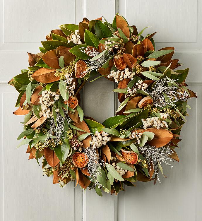 Rustic Magnolia Wreath